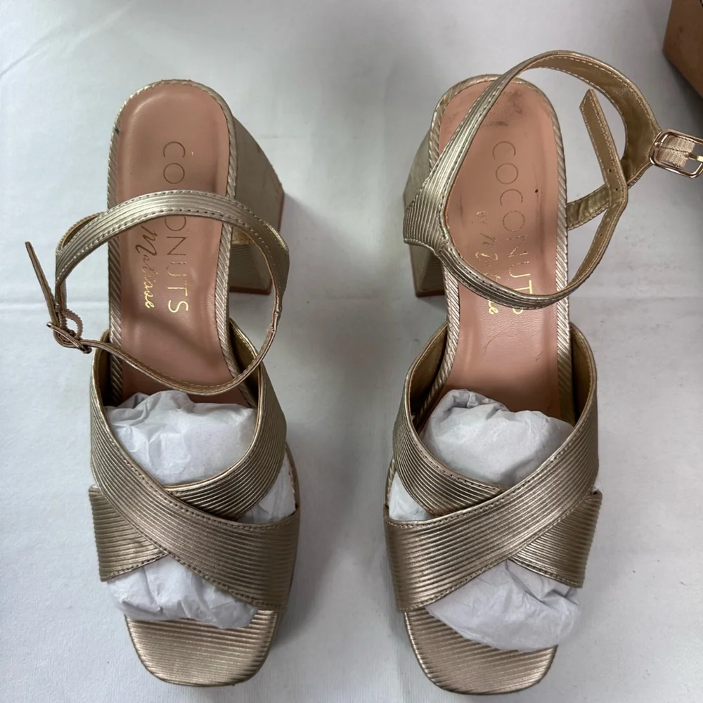 MATISSE Gold Robin Heels - Picture 5 of 12